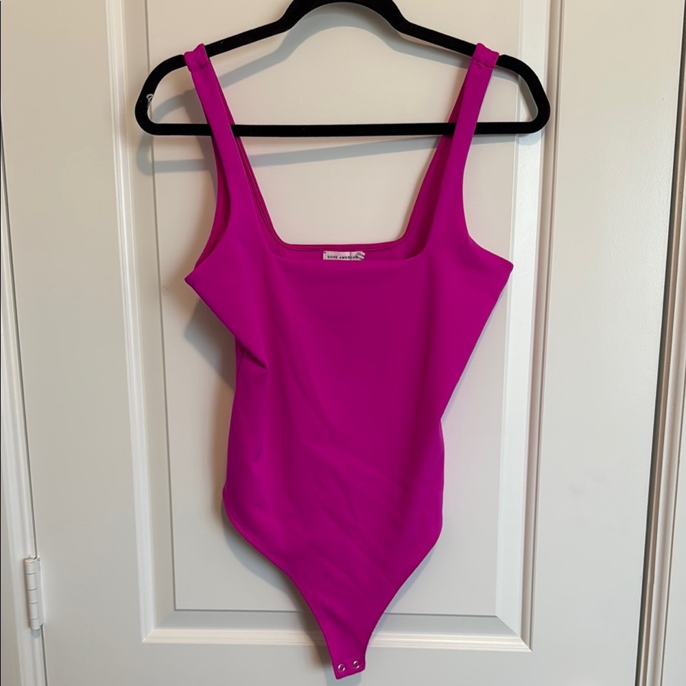 Good American Fuchsia Bodysuit